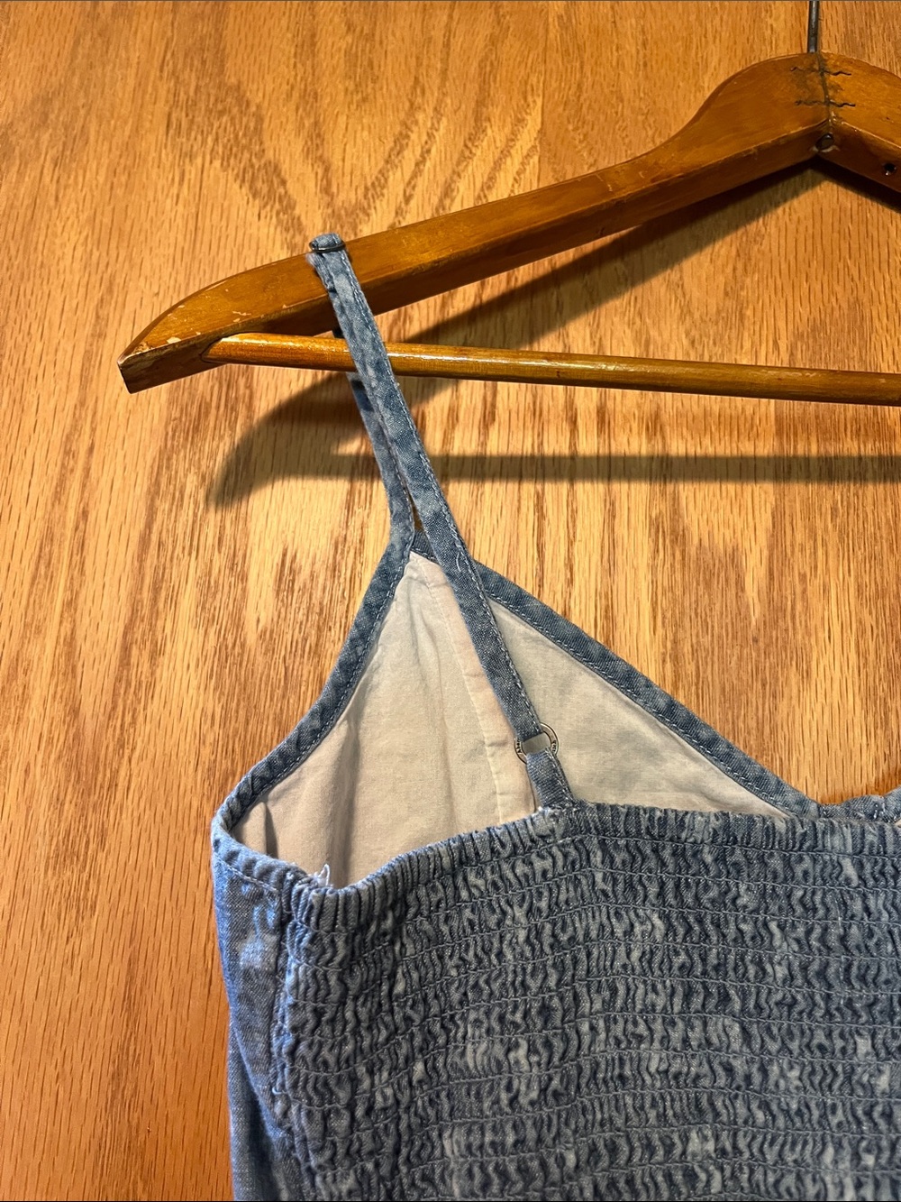 Abercrombie & Fitch Blue Floral Chambray Sundress - Picture 10 of 11